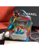 Chanel Iridescent PVC Vanity Case AS0988 Multicolor 2019