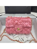 Chanel Tweed Mini Flap Bag A69900 Coral Pink 2020
