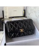 Chanel Quilted Calfskin Small Flap Bag AS2058 Black 2020