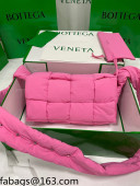 Bottega Veneta Padded Tech Cassette Crossbody Bag 628951 Pink 2021 