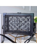 Louis Vuitton Monogram Mesh Soft Trunk Case Shoulder Bag M53964 Black 2019