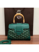 Goyard Saigon Mini Flap Top Handle Bag Green