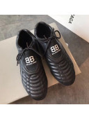 Balenciaga BB Quilted Leather Sneakers Black 2020