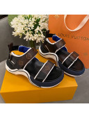 Louis Vuitton LV Archlight Contrasting Sporty Sandals Blue 2020