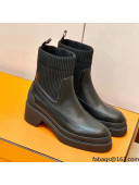 Hermes Calfskin Ankle Boot Black 2021 Top Quality (Pure Handmade)