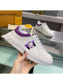Louis Vuitton Luxembourg Iridescent and Silky Calfskin Sneaker Purple 2020 (For Women and Men)
