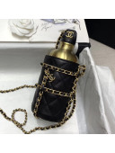 Chanel Chain and Quilted Lambskin Bottle Shaped Clutch with Chain Black 2020