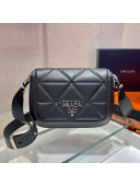 Prada Spectrum Leather Shoulder Bag 1BD283 Black 2021