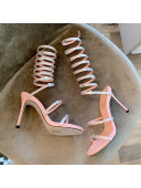 Rene Caovilla Jewel Sandals with STILETTO HEEL SUPERCLEO 9.5cm Pink 2022