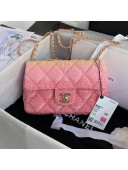 Chanel Sequins Medium Flap Bag AS1683 Pink 2020
