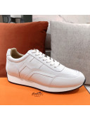 Hermes Chris Calfskin Sneakers White 2021 20 (For Women and Men)