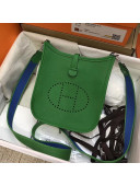 Hermes Evelyne Mini Bag in Original Togo Leather 17cm Green