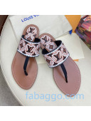Louis Vuitton LV Crafty Flat Thong Sandals Brown 2020