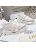 Dior D-Wander Sneakers White Camouflage Fabric 2021