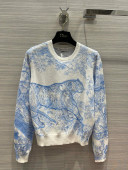 Dior Cashmere Sweater Blue 2022 05