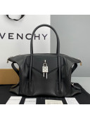 Givenchy Medium Antigona Lock Bag in Box Leather Black/Silver 2021