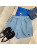 Prada Nylon Shorts Blue 2022 031239