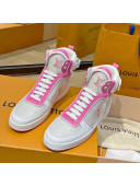 Louis Vuitton Boombox Sneaker Boots Pink 2021 112455