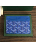 Goyard Card Holder Wallet Royal Blue 2021