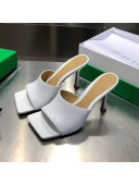 Bottega Veneta Stretch Calfskin Heel Sandals 9cm White 32 2021