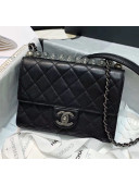Chanel Acrylic Beads Goatskin Small Flap Bag AS0585 Black/Silver 2020