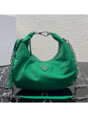 Prada Re-Edition 2006 Nylon Hobo Bag 1BH172 Green 2020