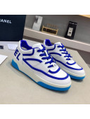 Chanel Sneakers in Patchwork Calfskin White/Blue 2021