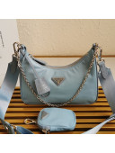 Prada Re-Edition 2005 Nylon Shoulder Bag 1BH204 Blue 2021 11