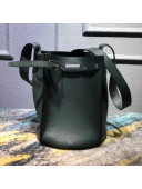 Celine Big Bag Bucket Bag With Long Strap in Smooth Calfskin Green 2018