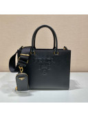 Prada Medium Saffiano Leather Handbag 1BA337 Black 2022