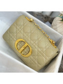 Dior Small Caro Chain Bag in Soft Cannage Calfskin Beige 2021