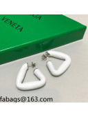 Bottega Veneta Large Earrings White 2021 082542