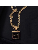 Chanel N°5 Necklace Black/White 2021 100849