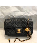 Chanel Lambskin & Gold-Tone Metal Flap Bag AS1787 Black 2020 TOP
