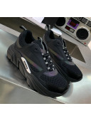 Dior B22 Sneaker in Calfskin And Technical Mesh Black/Rainbow 2020