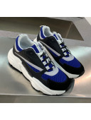 Dior B22 Sneaker in Calfskin And Technical Mesh Royal Blue/Black 2020