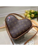 Louis Vuitton Game On Coeur Heart Shaped Bag in Brown Monogram Canvas M57456 2020
