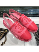 Chanel Slingback Espadrilles G34817 Pink 2019