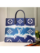 Louis Vuitton LV Escale Onthego Monogram Canvas Large Tote M45120 Blue 2020