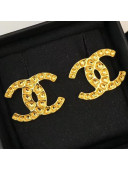 Chanel Vintage Golden CC Studs Earrings 2019