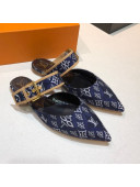 Louis Vuitton Since 1854 Sofia Flat Mules 1A8NWP Blue 2021