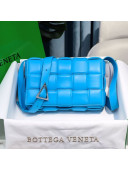 Bottega Veneta Padded Cassette Medium Crossbody Messenger Bag Sky Blue 2020