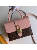 Louis Vuitton Monogram Canvas & Calfskin Lucky BB Bag Rose Poudre M44080 2019
