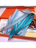 Hermes Silk and Cashmere Square Scarf 140x140cm H2080824 Blue 2020