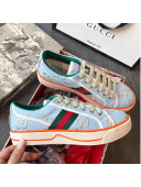 Gucci GG Tennis 1977 Low-top Sneakers Light Blue/White 2020 (For Women and Men)
