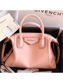 Givenchy Small Antigona Soft Bag in Houndstooth Canvas Pink 2020