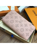 Louis Vuitton Perforated Monogram Calfskin Long Zippy Wallet M58429 Magnolia Pink 2019