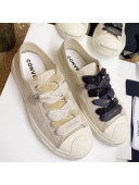 Chanel x Converse Asymmetry Laces Sneakers Light Beige 2020