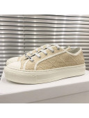 Dior Walk'n'Dior Sneakers in Beige Cannage Embroidery 2021