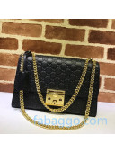 Gucci Padlock GG Medium Shoulder Bag 409486 Black 2020
